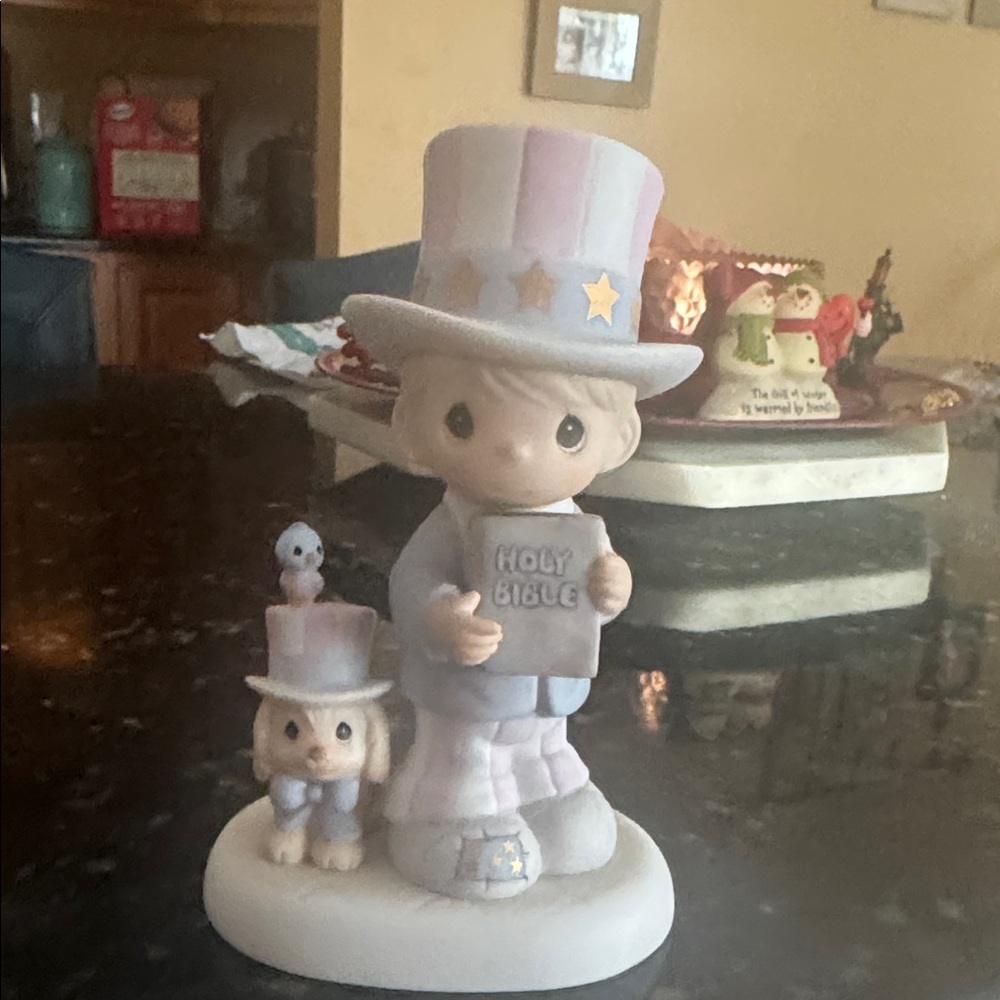 Precious Moments Multicolor Figurine with Bible